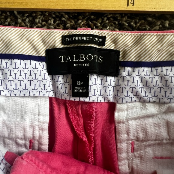 Talbots Pink Ankle Pants - Picture 3 of 6